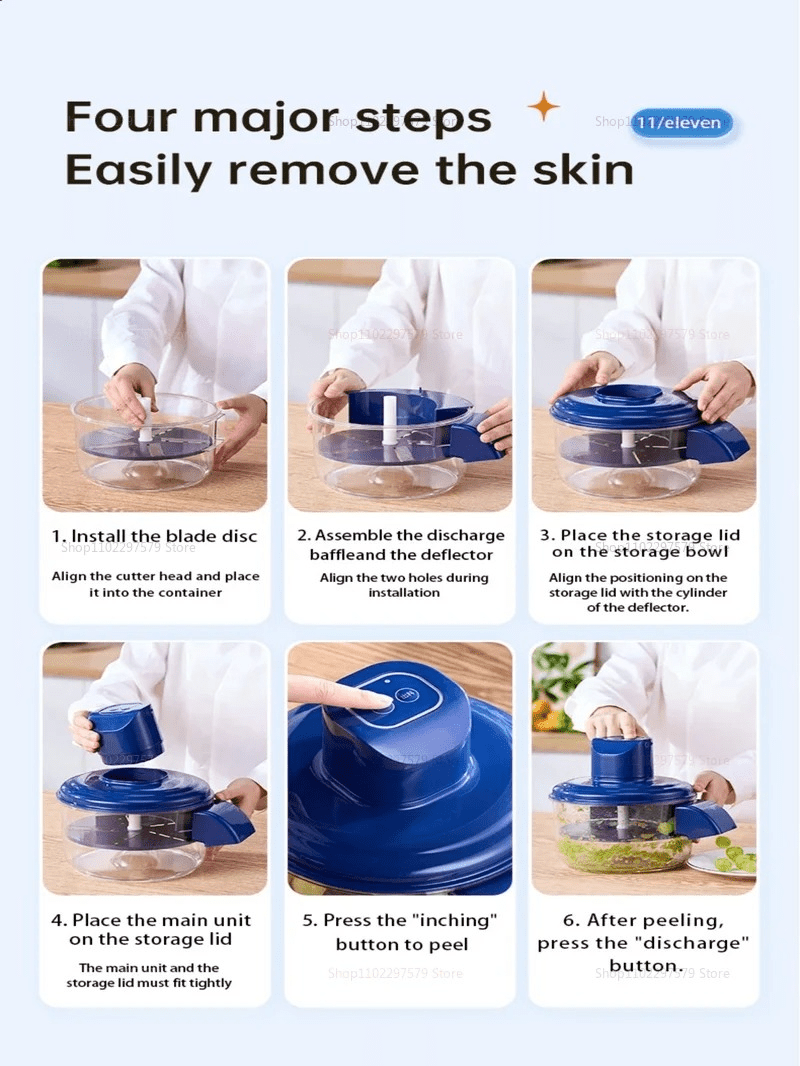 Automatic Electric Fruit and Grape Peeler Machine - Androf