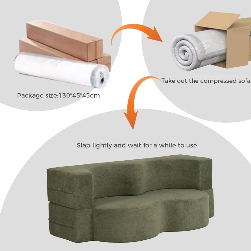 Compression Sofa Modular - Space Saving Sofa Bed - Androf