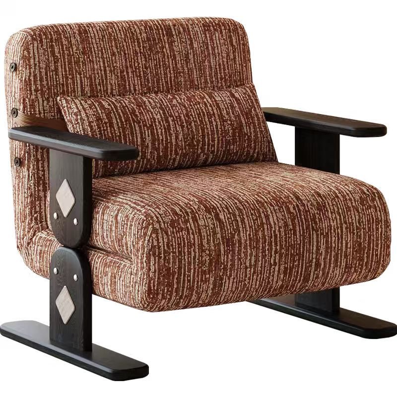 Convertible Chenille Sofa Bed Chair with Adjustable Backrest - Androf