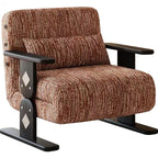 Convertible Chenille Sofa Bed Chair with Adjustable Backrest - Androf
