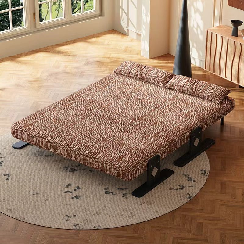 Convertible Chenille Sofa Bed Chair with Adjustable Backrest - Androf
