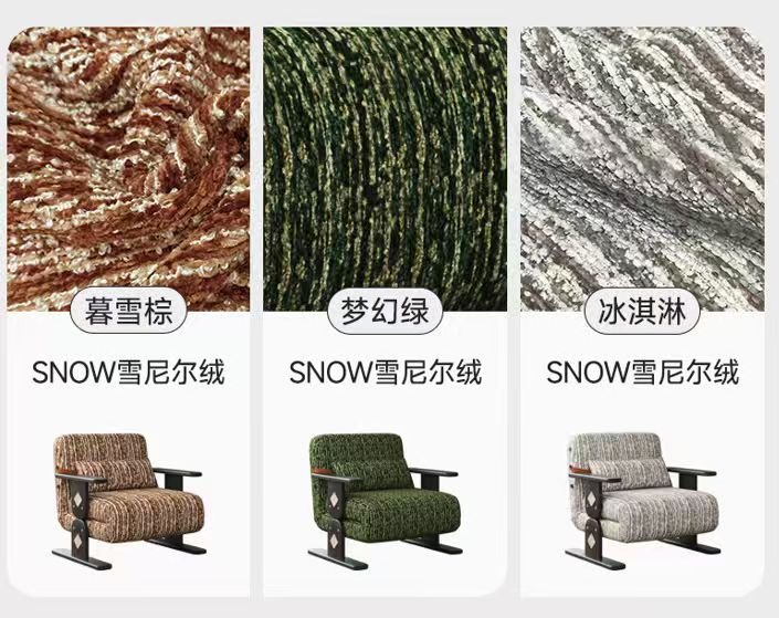 Convertible Chenille Sofa Bed Chair with Adjustable Backrest - Androf