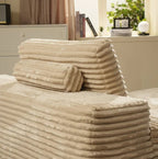 Corduroy Modular Sofa Bed – Vacuum Compressed & No Assembly Required - Androf
