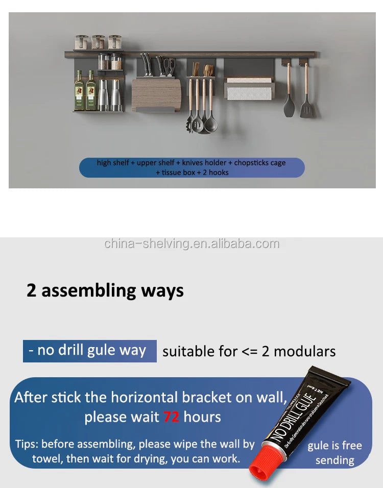Multifunctional Wall Mounted Storage Holder