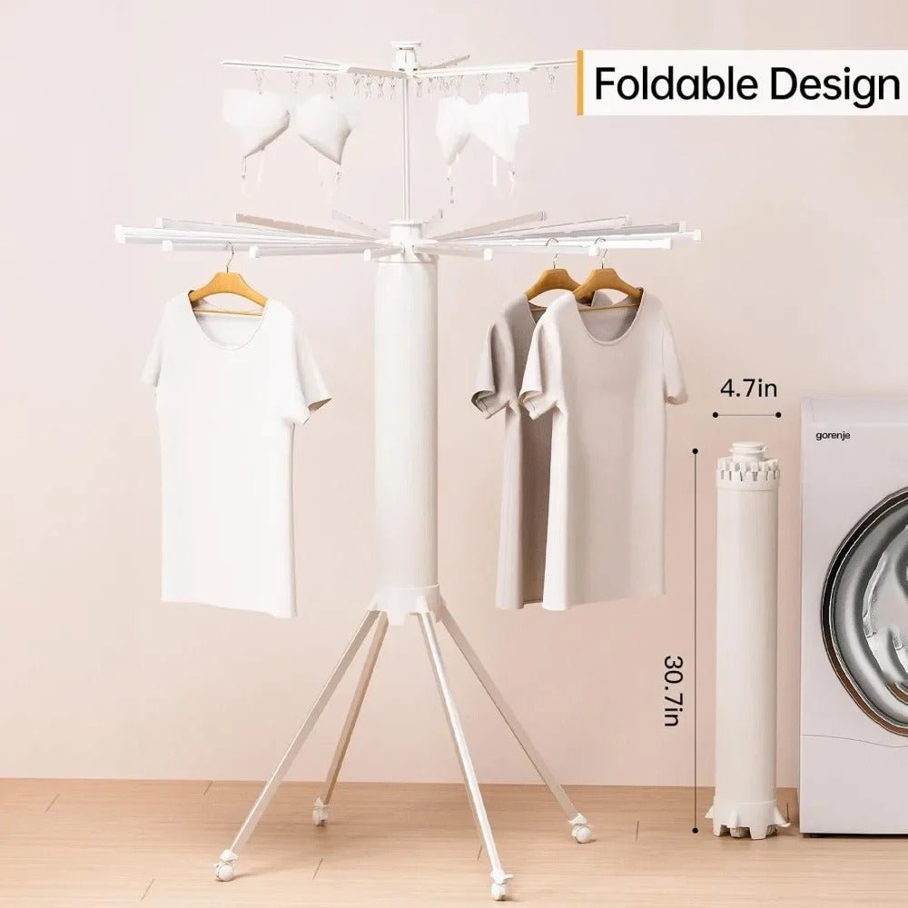 Double Layer Compact Clothes Drying Rack - Androf