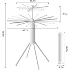 Double Layer Compact Clothes Drying Rack - Androf