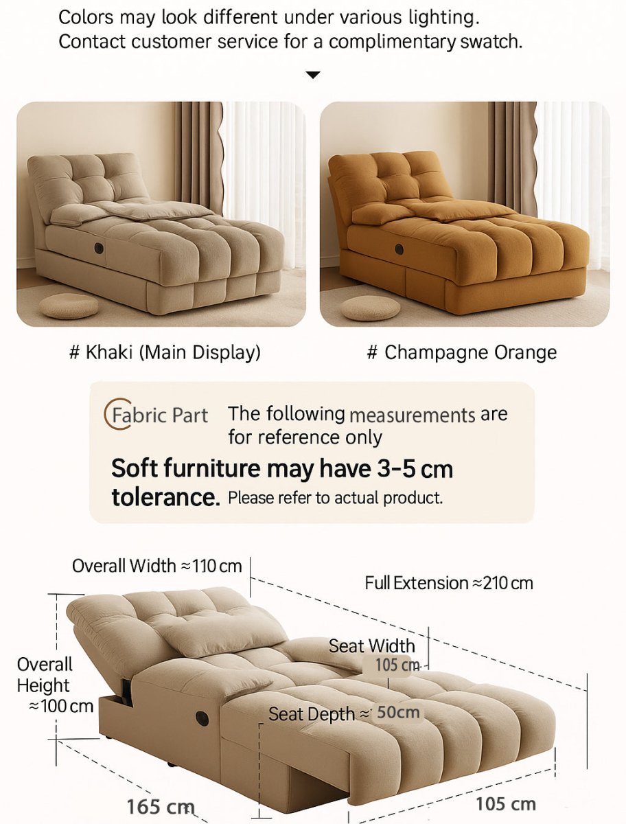 Electric Recliner Sofa Bed – Comfort, Design & Innovation - Androf