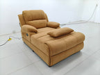 Electric Recliner Sofa, Leather, with Massage Option - Androf