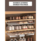 Expandable Multi - Layer Shoe Organizer - Androf