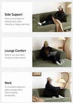 French-Inspired Convertible Sofa Bed with Latex-Enhanced Comfort - Androf