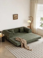 French-Inspired Convertible Sofa Bed with Latex-Enhanced Comfort - Androf