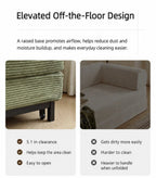French-Inspired Convertible Sofa Bed with Latex-Enhanced Comfort - Androf