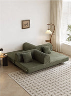 French-Inspired Convertible Sofa Bed with Latex-Enhanced Comfort - Androf
