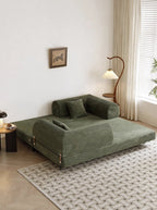 French-Inspired Convertible Sofa Bed with Latex-Enhanced Comfort - Androf