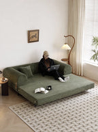 French-Inspired Convertible Sofa Bed with Latex-Enhanced Comfort - Androf