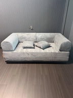 French-Inspired Convertible Sofa Bed with Latex-Enhanced Comfort - Androf