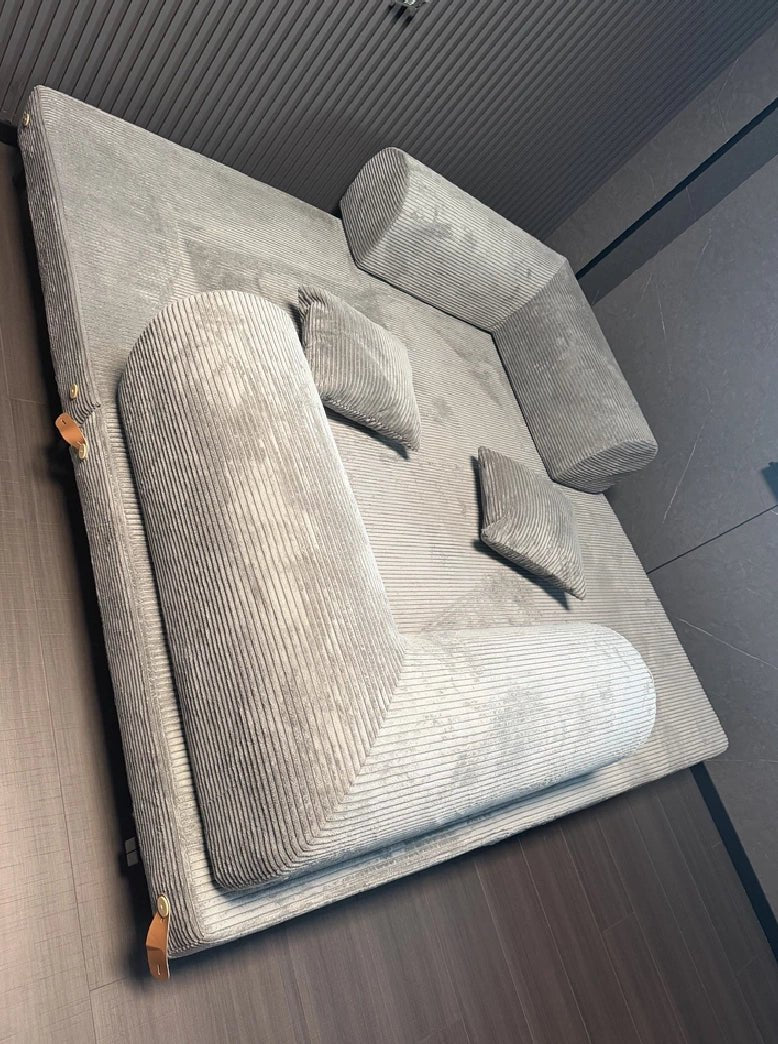 French-Inspired Convertible Sofa Bed with Latex-Enhanced Comfort - Androf