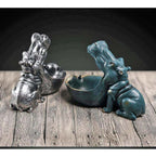 Hyppopotamus resin statue - Androf