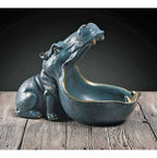 Hyppopotamus resin statue - Androf