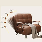 Japanese Vintage Style Foldable Sofa Bed – Timeless Comfort, Modern Functionality - Androf