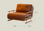 Japanese Vintage Style Foldable Sofa Bed – Timeless Comfort, Modern Functionality - Androf