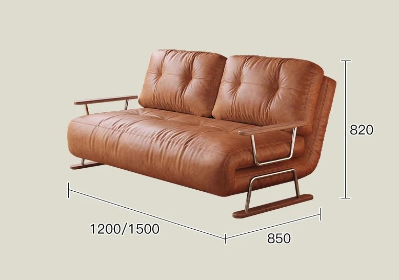 Japanese Vintage Style Foldable Sofa Bed – Timeless Comfort, Modern Functionality - Androf