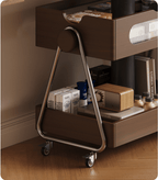 Lift-Up Expandable Rolling Coffee Table with Storage - Androf