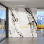 Luxury Wall - Mounted Rainfall Shower Set – 6 Functions - Androf