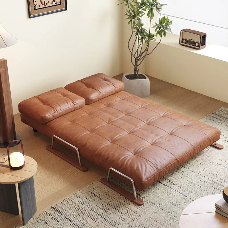 Japanese Vintage Style Foldable Sofa Bed – Timeless Comfort, Modern Functionality