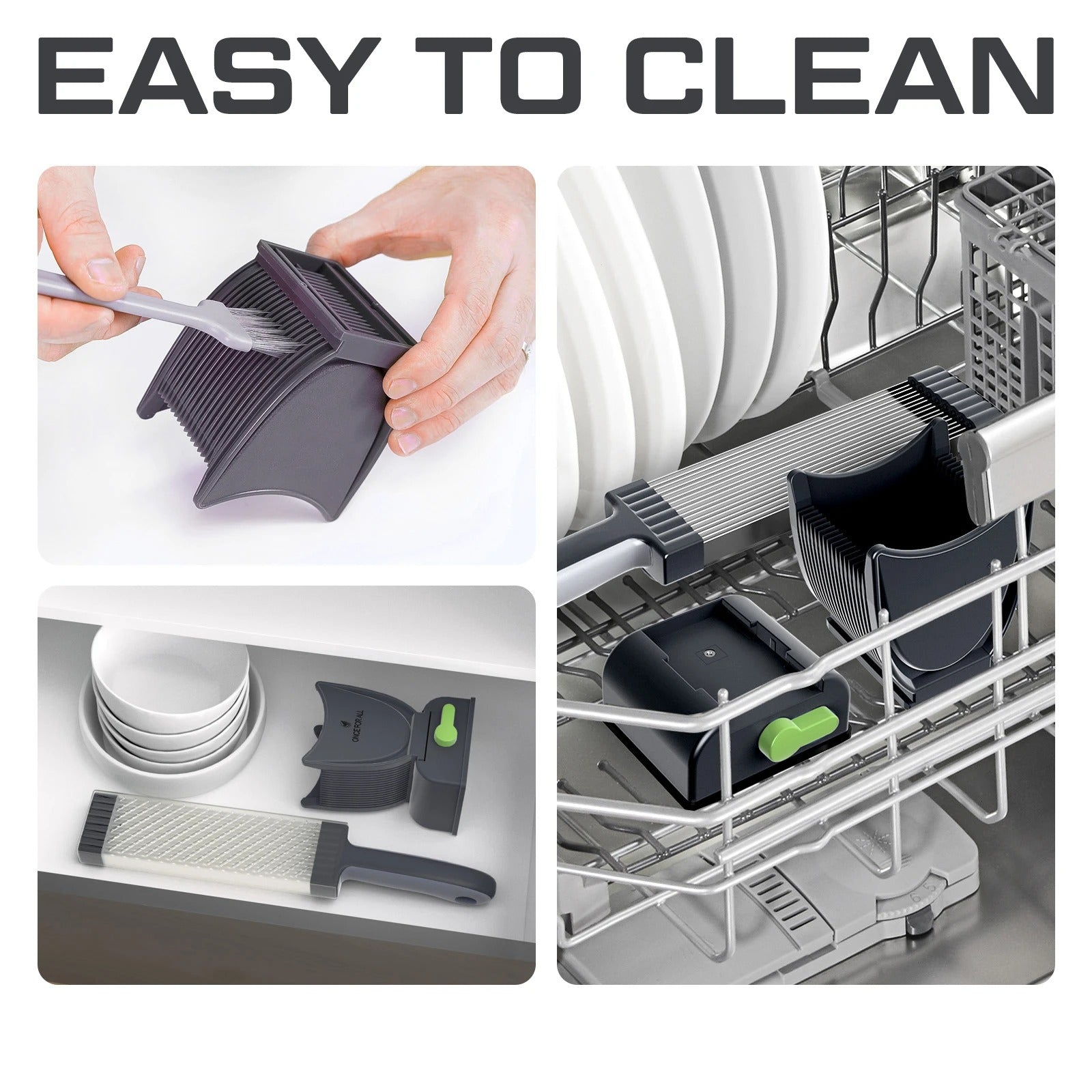 18-Blade Multifunctional Meat Slicer – Adjustable Thickness Manual Cutter for Slices, Strips, Minced & Shredded Meat