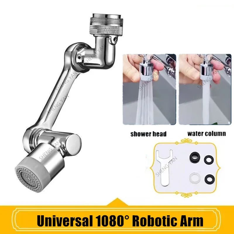 Metal Robotic Arm Faucet Extender - Androf