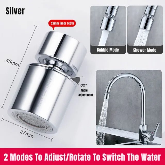 Metal Robotic Arm Faucet Extender - Androf