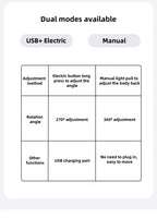 Modern Multifunction Reclining Sofa Chair – 360° Swivel, Adjustable Backrest, Full - Body Comfort - Androf