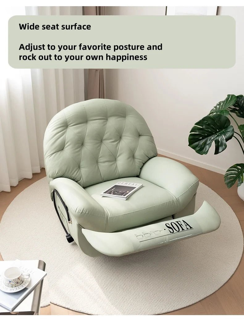 Modern Multifunction Reclining Sofa Chair – 360° Swivel, Adjustable Backrest, Full - Body Comfort - Androf