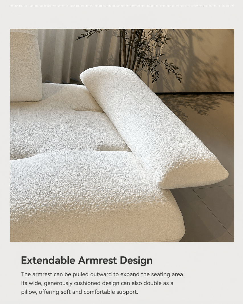 Modular Electric Cloud Sofa with Independent Adjustable Backrests - Androf