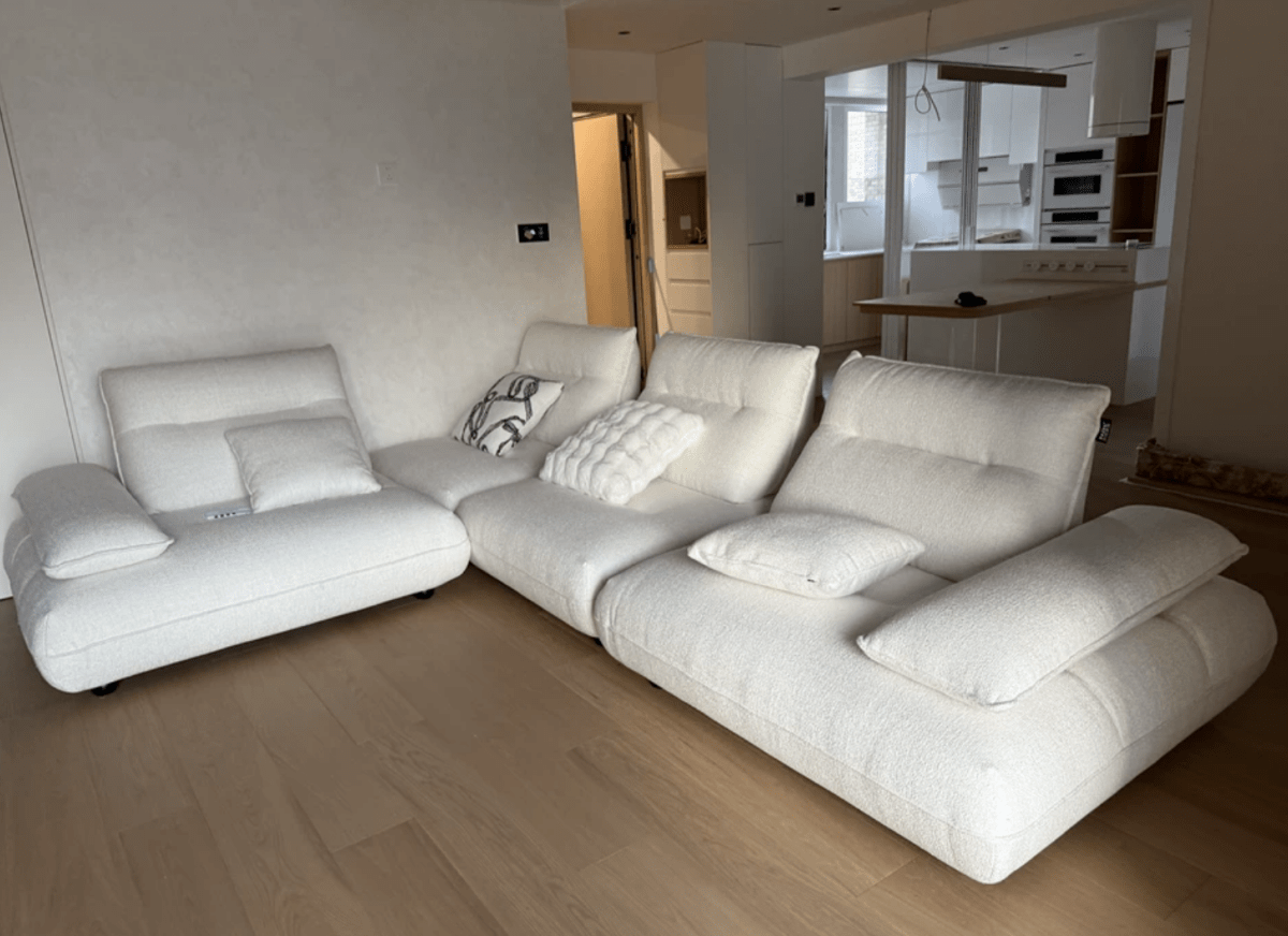 Modular Electric Cloud Sofa with Independent Adjustable Backrests - Androf
