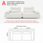 Modular Electric Cloud Sofa with Independent Adjustable Backrests - Androf