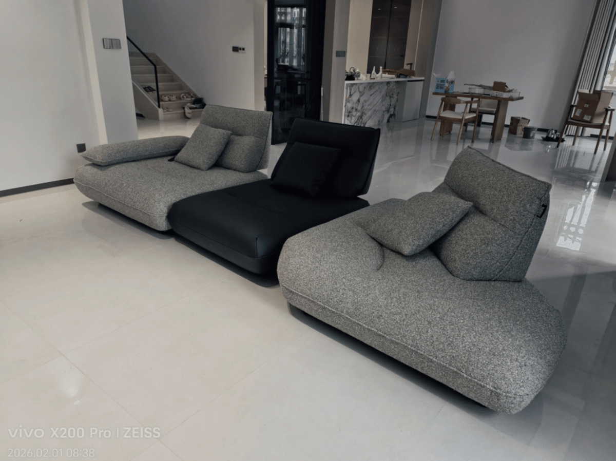 Modular Electric Cloud Sofa with Independent Adjustable Backrests - Androf