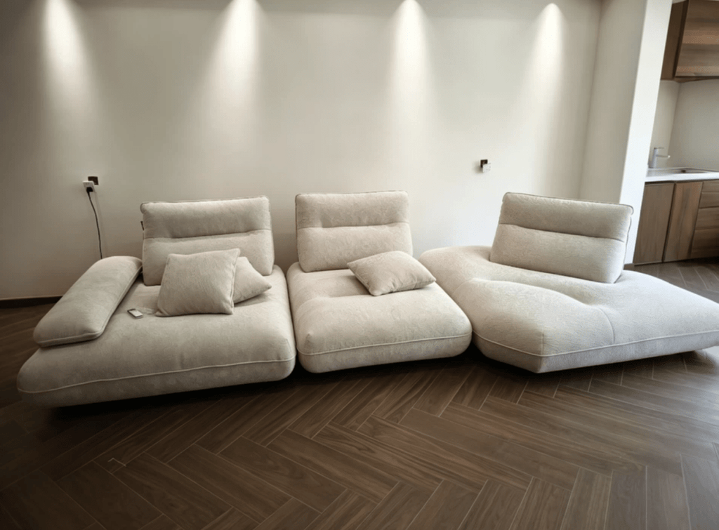 Modular Electric Cloud Sofa with Independent Adjustable Backrests - Androf