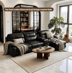 Modular Zero-Wall Power Reclining Sectional Sofa with Storage Console - Androf