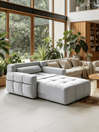 Motorized Convertible Chaise Lounge Sofa Bed with One-Touch Recline - Androf
