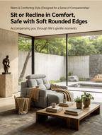 Motorized Convertible Chaise Lounge Sofa Bed with One-Touch Recline - Androf