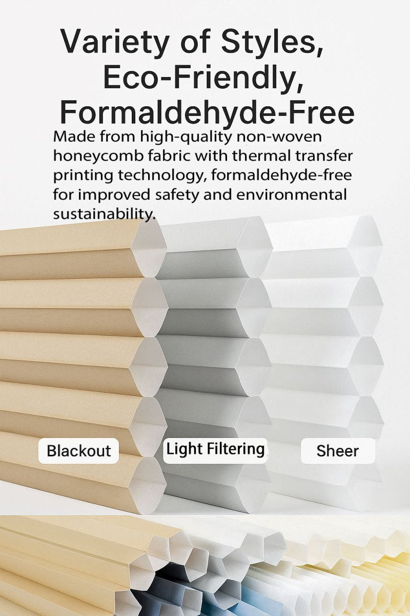 Motorized Day & Night Window Shades – Remote Control, Light Filtering, Modern Design - Androf