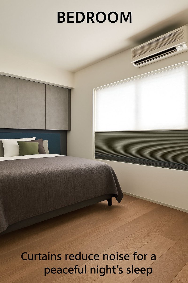 Motorized Day & Night Window Shades – Remote Control, Light Filtering, Modern Design - Androf