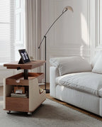 Multifunctional Convertible Lift - Top Coffee Table – Walnut & Cream Finish - Androf