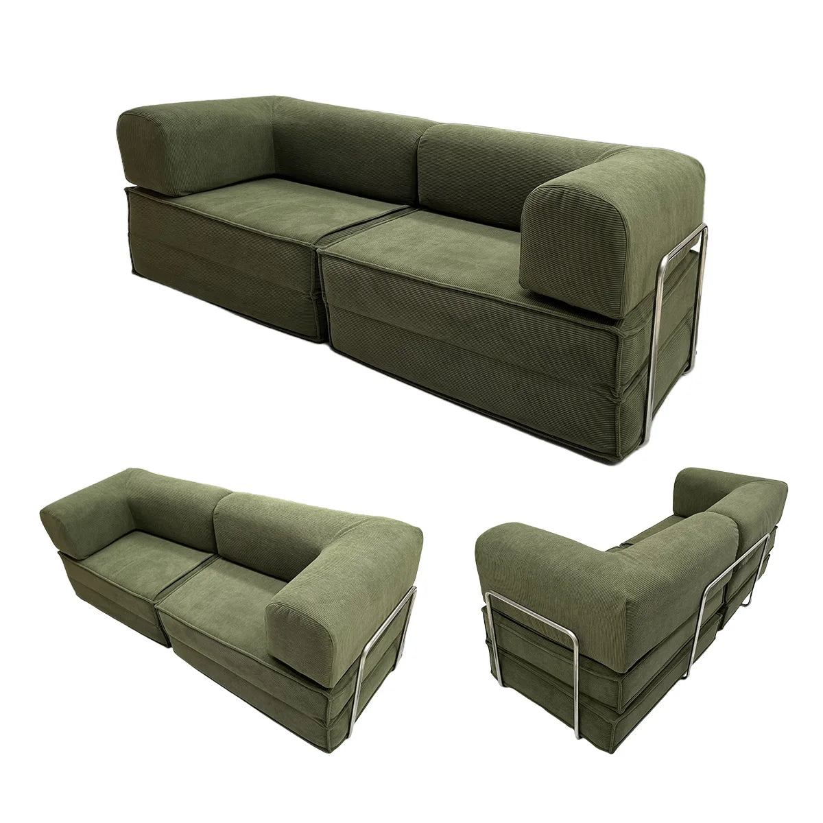 Multifunctional Modern Sectional Sofa Bed – Modular, Space - Saving & Comfortable - Androf