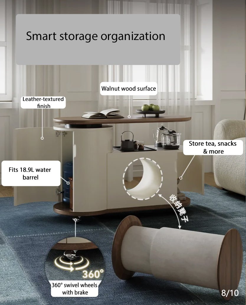 Multifunctional Smart Tea Table & Work Desk (2025 Edition) - Androf