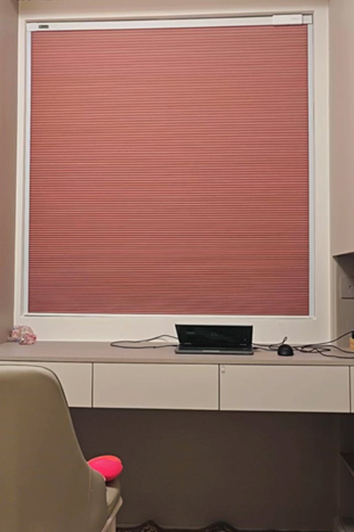 No - Drill Electric Day & Night Blind – Remote Control, Light Filtering, Modern Design - Androf