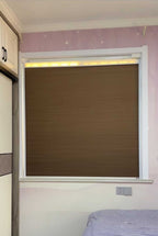 No - Drill Electric Day & Night Blind – Remote Control, Light Filtering, Modern Design - Androf