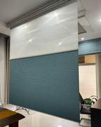 No - Drill Electric Day & Night Blind – Remote Control, Light Filtering, Modern Design - Androf